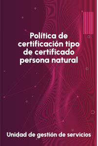 Políticas Persona Natural