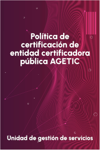 Políticas de Certificación